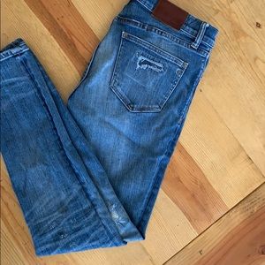 Madewell Skinny Skinny Distressed Jean